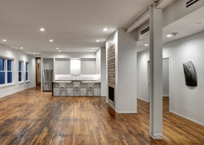 1417 Integrated Studio interior with hardwood floor