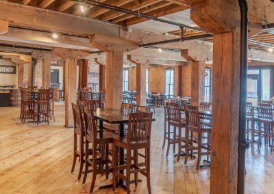 Twisted Vine Brewery seating area