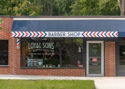 Loyal Sons Barber Shop outdoor and exterior sidewalk view