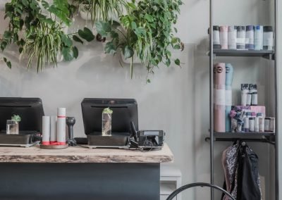 Lululemon ordering station with yoga mats