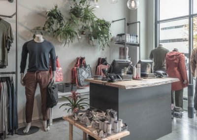 lululemon vertical view of ordering station