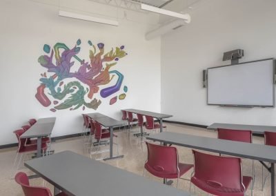 Cafeteria and teaching area for Inner Space Wellness Center