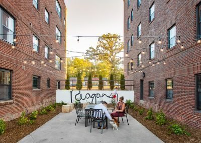 Reagan House patio view