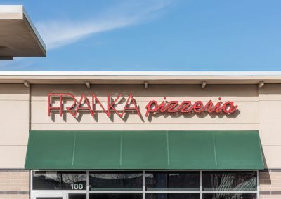 Franka Pizzeria historic sign