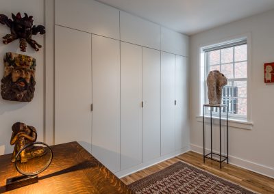 Renovated fancy closet area