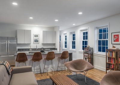 Renovated fancy kitchen area