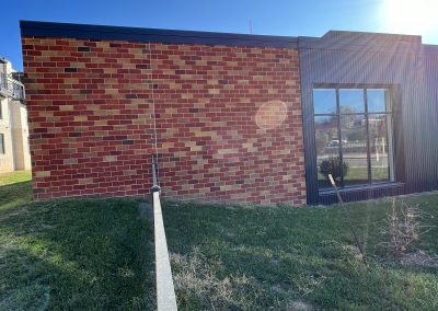 Inner Space renovated window and brick construction