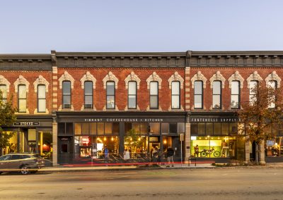 Vibrant Coffeehouse street view